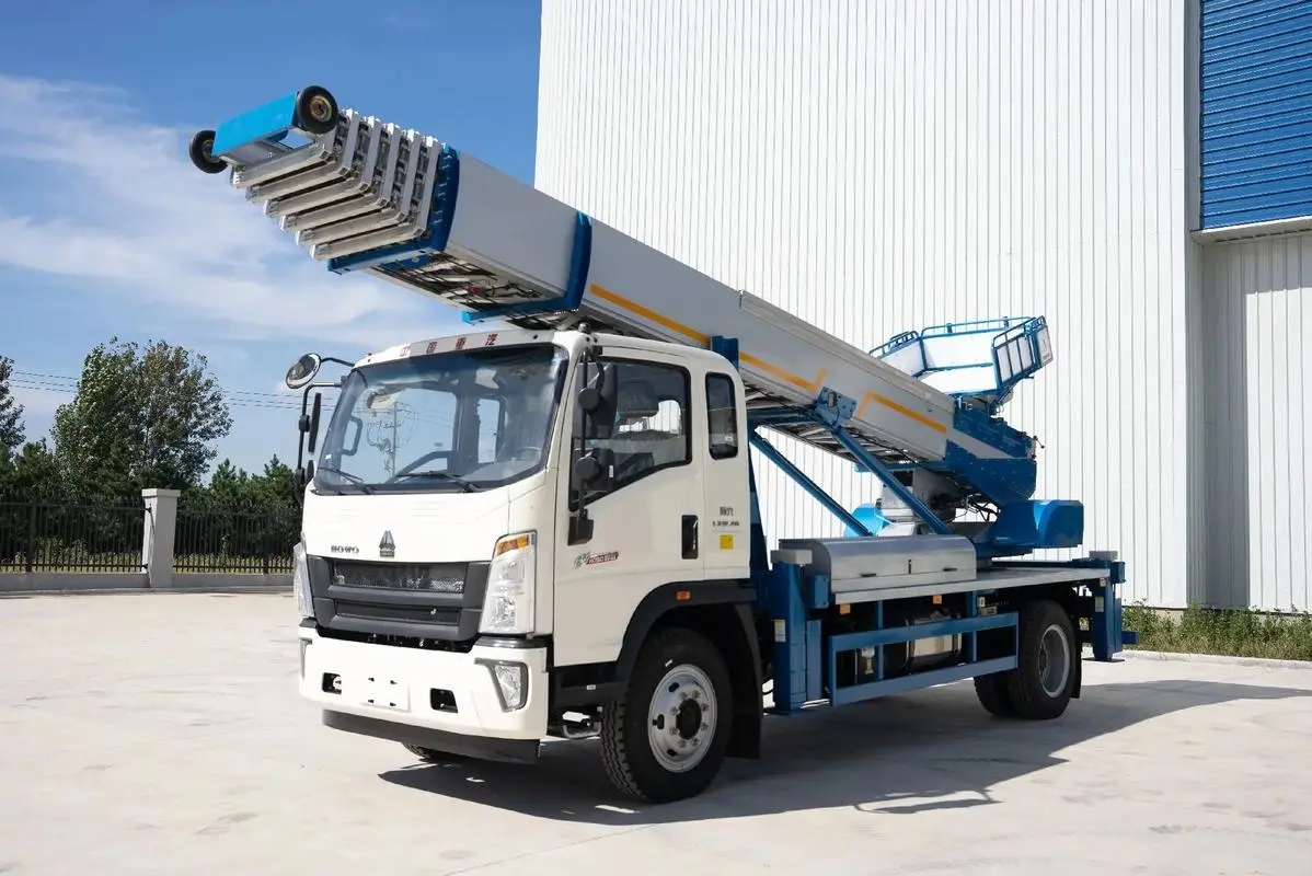 夹江专业的云梯车出租