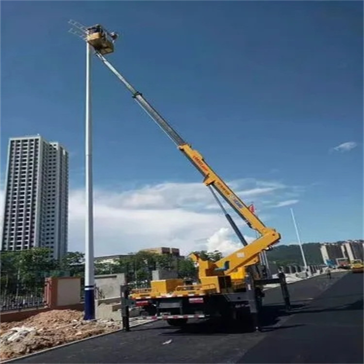 夹江维修路灯的曲臂升降车出租